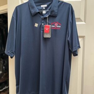Antigua Men's Navy World Series Champions Polo